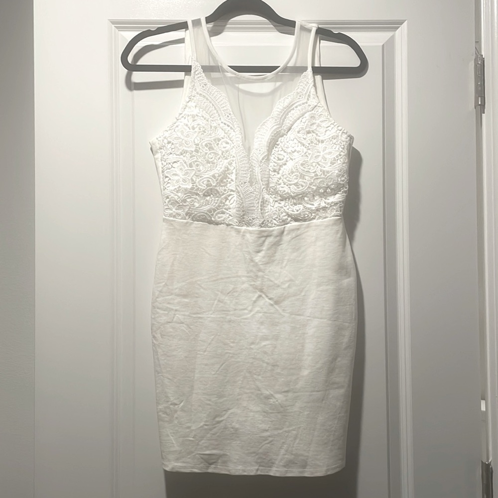 Lulus white Lacey dress
